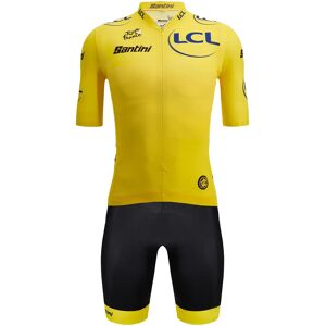 Santini TOUR DE FRANCE Race 2024 Set (cycling jersey + cycling shorts) Set (2 pieces), for men, Cycling clothing