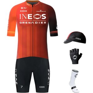 Gobik INEOS GRENADIERS Race 2024 Maxi-Set (5 pieces), for men, Cycling clothing