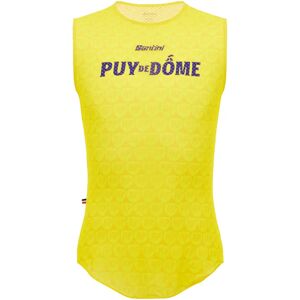 Santini TOUR DE FRANCE Sleeveless Cycling Puy de Dome 2023 Base Layer, for men, size M