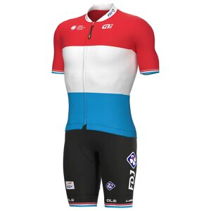 Alé GROUPAMA-FDJ Luxembourgian Champion 2022 Set (cycling jersey + cycling shorts) Set (2 pieces), for men, Cycling clothing