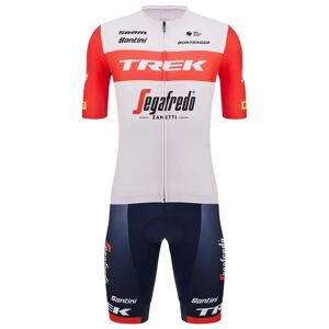 Santini TREK SEGAFREDO 2023 Set (cycling jersey + cycling shorts) Set (2 pieces), for men, Cycling clothing
