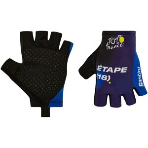 Santini TOUR DE FRANCE Gloves Lourdes-Hautacam 2022 Cycling Gloves, for men, size XL, Cycling gloves, Cycle gear
