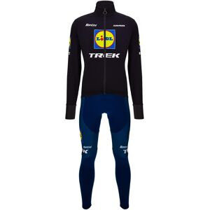 Santini LIDL-TREK Race Kit 2024 Set (winter jacket + cycling tights) Set (2 pieces), for men