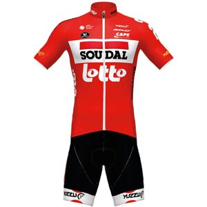 Vermarc SOUDAL LOTTO TDF Polka dot Jersey 2020 Set (cycling jersey + cycling shorts), for men, Cycling clothing