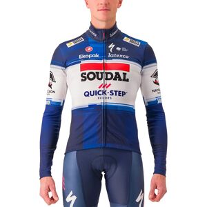 Castelli SOUDAL QUICK-STEP 2023 Long Sleeve Jersey, for men, size S, Cycling jersey, Cycling clothing