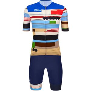 SANTINI Paris Roubaix 2024 Set (cycling jersey + cycling shorts) Set (2 pieces), for men, Cycling clothing