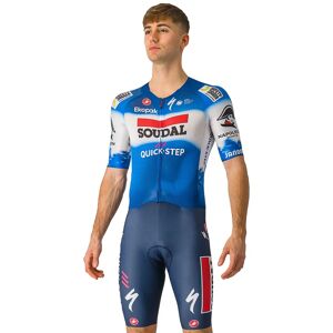 Castelli SOUDAL QUICK-STEP 2024 Race Bodysuit Race Bodysuit, for men, size 2XL, Cycling body, Cycling gear