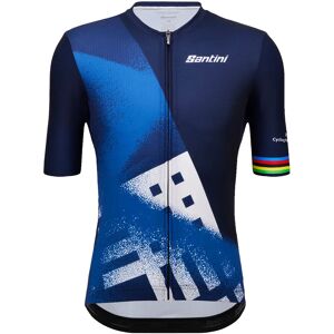 Santini UCI WORLD CHAMPIONSHIP GLASGOW City Grid 2023 Short Sleeve Jersey, for men, size 2XL, Cycle shirt, Bike gear