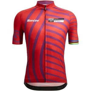 Santini UCI WORLD CHAMPIONSHIP WOLLONGONG 2022 Short Sleeve Jersey, for men, size L, Cycling shirt, Cycle clothing