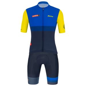 Santini LA VUELTA Galicia 2021 Set (cycling jersey + cycling shorts), for men, Cycling clothing