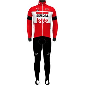 Vermarc LOTTO SOUDAL 2022 Set (winter jacket + cycling tights) Set (2 pieces), for men