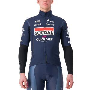 Castelli SOUDAL QUICK-STEP Short Sleeve Gabba RoS 2 2023 Light Jacket, for men, size L, Bike jacket, Cycle gear