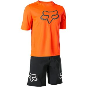 FOX Ranger Children's Kit (cycling jersey + cycling shorts) Kids Set (2 pieces), Kids cycling clothing