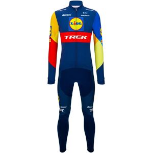 Santini LIDL-TREK Race Kit 2024 Set (cycling jersey + cycling shorts) Set (2 pieces), for men