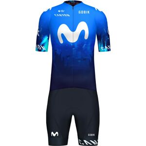 Gobik MOVISTAR 2024 Set (cycling jersey + cycling shorts) Set (2 pieces), for men, Cycling clothing