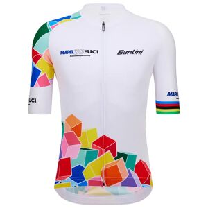 Santini UCI WORLD CHAMPIONSHIP GLASGOW Mapei 2023 Short Sleeve Jersey, for men, size XL, Bike Jersey, Cycle gear