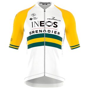 Bioracer INEOS Grenadiers Icon Australian Champion 2023 Short Sleeve Jersey, for men, size L, Cycling shirt, Cycle clothing