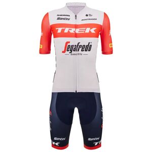 Santini TREK SEGAFREDO Race 2023 Set (cycling jersey + cycling shorts) Set (2 pieces), for men, Cycling clothing