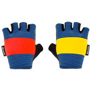 SANTINI Vincenzo Nibali 2021 Cycling Gloves, for men, size S, Cycling gloves, Cycling clothing