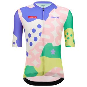 Santini LA VUELTA Madrid KM Cero 2023 Short Sleeve Jersey, for men, size L, Cycling shirt, Cycle clothing