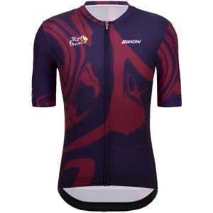 Santini TOUR DE FRANCE Bordeaux 2023 Short Sleeve Jersey, for men, size M, Cycle jersey, Cycling clothing