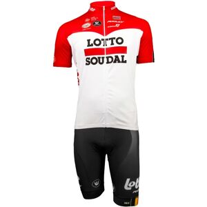 Vermarc LOTTO SOUDAL 2018 Set (cycling jersey + cycling shorts), for men, Cycling clothing