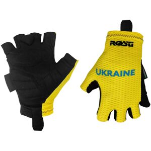 Rosti UKRAINIAN NATIONAL TEAM 2022 Cycling Gloves, for men, size S, Cycling gloves, Cycling clothing