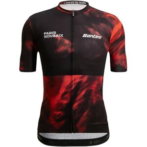 SANTINI Paris-Roubaix Enfer du Nord 2023 Short Sleeve Jersey, for men, size S, Cycling jersey, Cycling clothing