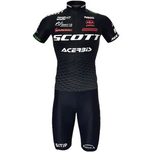 Rosti SCOTT RACING TEAM 2023 Set (cycling jersey + cycling shorts) Set (2 pieces), for men, Cycling clothing