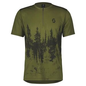 SCOTT Trail Flow Zip Bike Shirt Bikeshirt, for men, size M, Cycling jersey, Cycling clothing