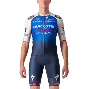 Castelli QUICK-STEP ALPHA VINYL Aero Race 6.1 2022 Set (cycling jersey + cycling shorts) Set (2 pieces), for men, Cycling clothing