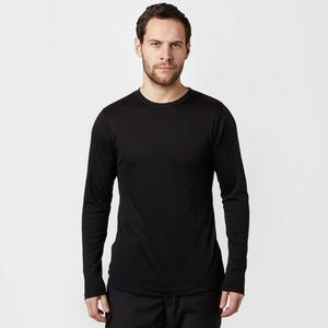 Peter Storm Men's Long Sleeve Thermal Crew Base Layer Top, Black  - Black - Size: Medium