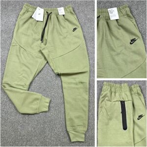 (OLIVE, SMALL) Nike Mens Jogger Fleece Cotton Sports Track Pant