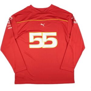 Puma 2024 Ferrari Team Hockey Jersey - Carlos Sainz Jr - Large Adults Male