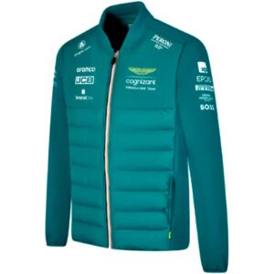 Pelmark 2023 Aston Martin Mens Team Hybrid Jacket (Green) - XL Adults Male