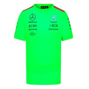 Puma 2023 Mercedes Team Set Up T-Shirt (Volt Green) - Medium Adults Male