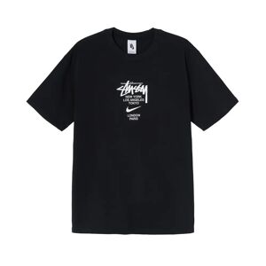 Nike X Stussy Short Sleeve T-Shirt Black - Size: Large - black - Size: Large
