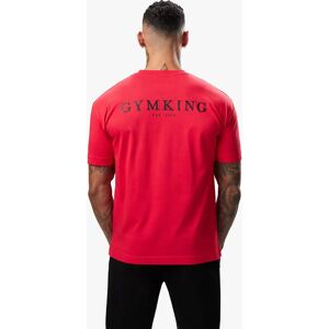 Gym King Established Tee - Red/Black Xs Men