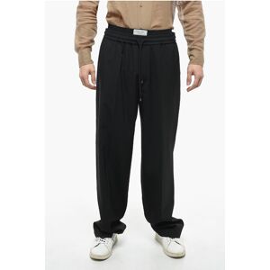 Valentino Virgin Wool Joggers with Front Pleats size 48 - Male
