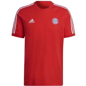 adidas Bayern Munich DNA 3-Stripes Mens T-Shirt Colour: Red, Size: Medium