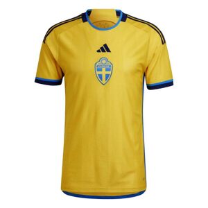 adidas Sweden Home Mens Short Sleeve Jersey 2022 Size: Small, Colour: Yellow