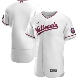 Men's Nike White Washington Nationals Alternate Authentic Team Jersey - Male - White