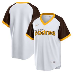 Men's Nike White San Diego Padres Home Cooperstown Collection Team Jersey - Male - White
