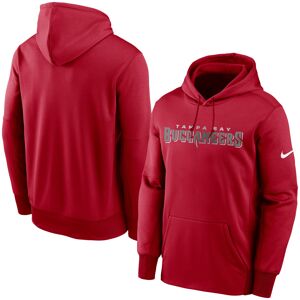 Men's Nike Red Tampa Bay Buccaneers Fan Gear Wordmark Performance Pullover Hoodie - Male - Red