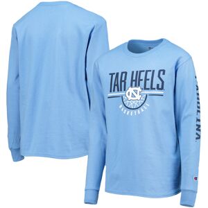 Youth Champion Carolina Blue North Carolina Tar Heels Basketball Long Sleeve T-Shirt - Male - Light Blue