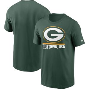 Men's Nike Green Green Bay Packers Hometown Collection Title Town T-Shirt - Male - Green