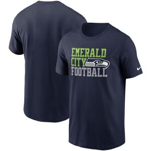 Men's Nike College Navy Seattle Seahawks Hometown Collection Emerald City T-Shirt - Male - Navy