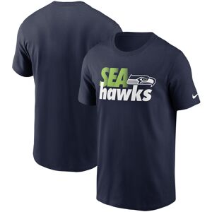 Men's Nike College Navy Seattle Seahawks Hometown Collection Team T-Shirt - Male - Navy