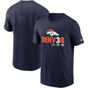 Men's Nike Navy Denver Broncos Hometown Collection Denv3r T-Shirt - Male - Navy