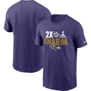 Men's Nike Purple Baltimore Ravens Hometown Collection 2x Super Bowl Champions T-Shirt - Male - Purple